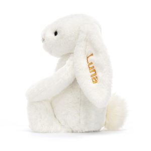 Personalised Bashful Luxe Bunny Luna Medium
