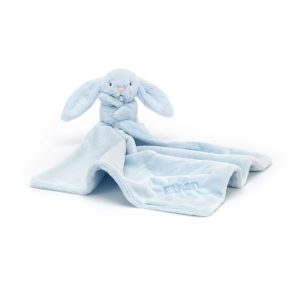 Personalised Bashful Bunny Blue Soother